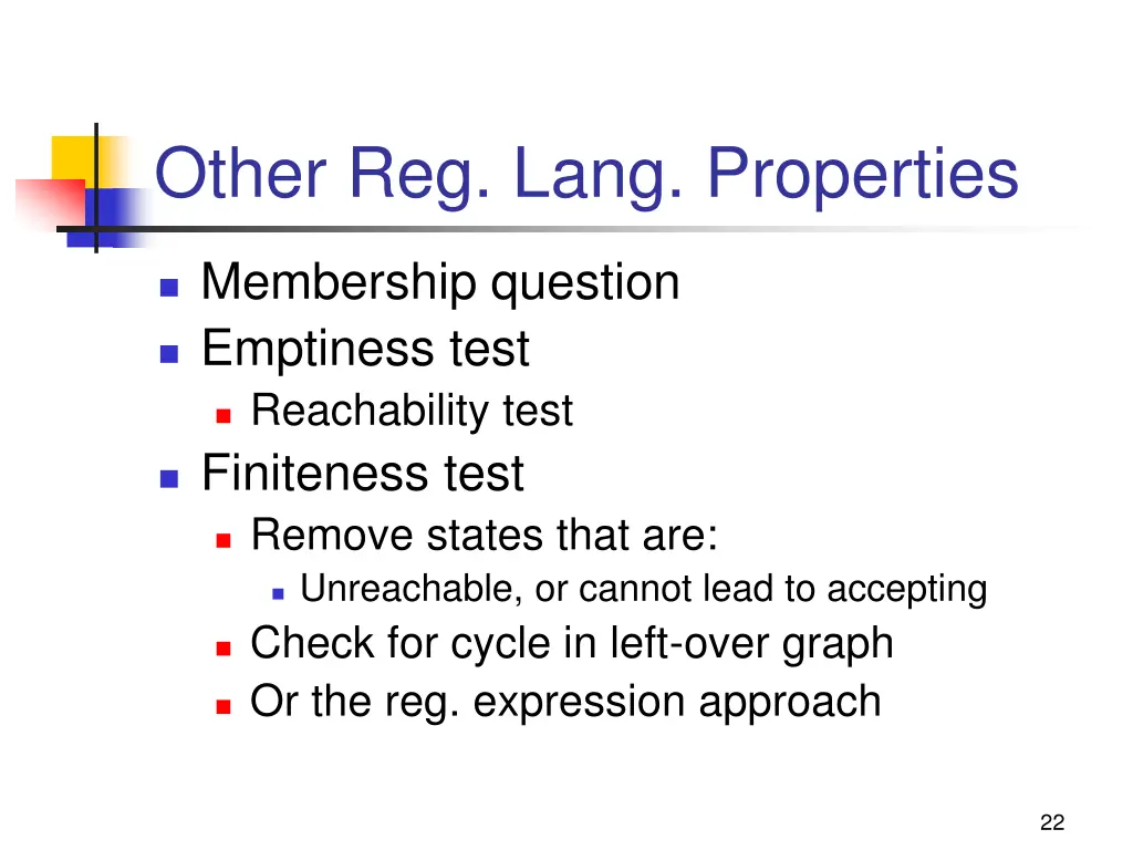 other reg lang properties