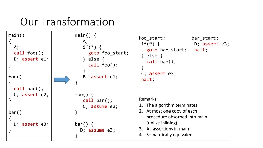 our transformation 6