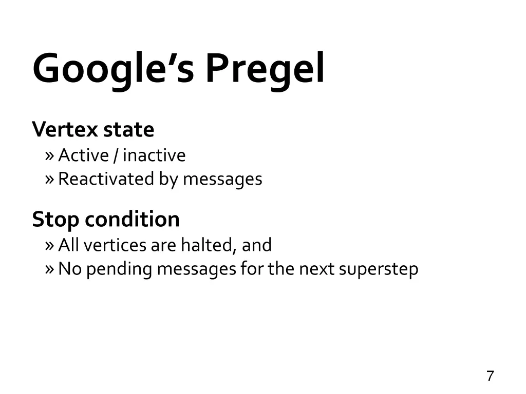 google s pregel 3