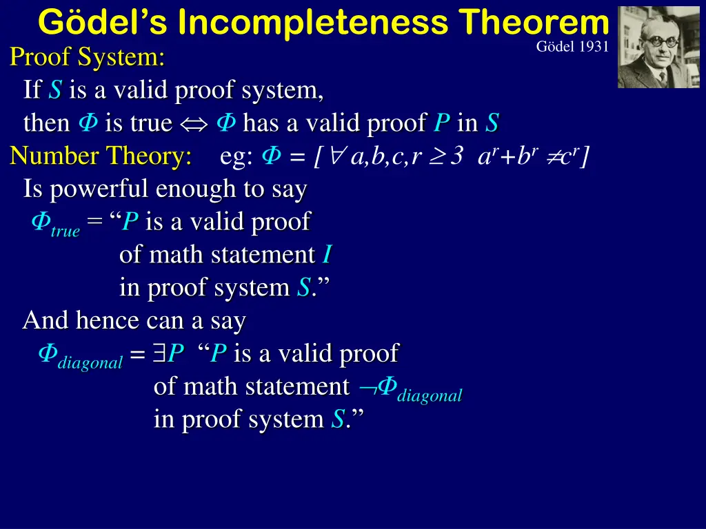 g del s incompleteness theorem 1