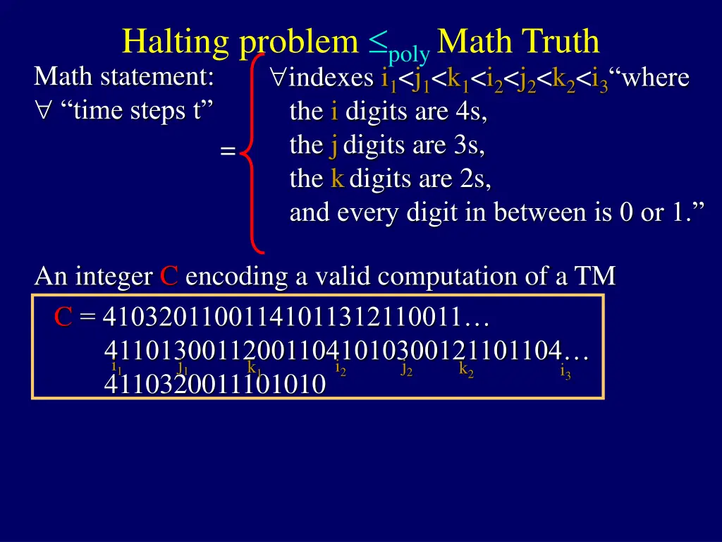 halting problem poly math truth math statement 6