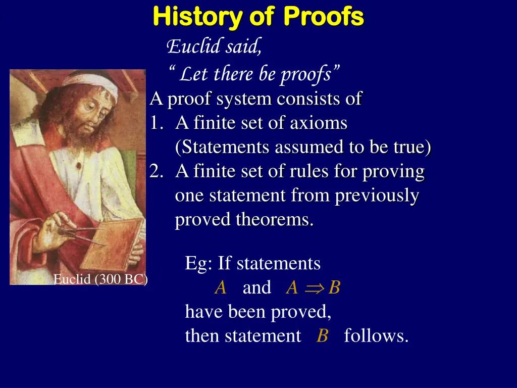 history of proofs history of proofs euclid said 2