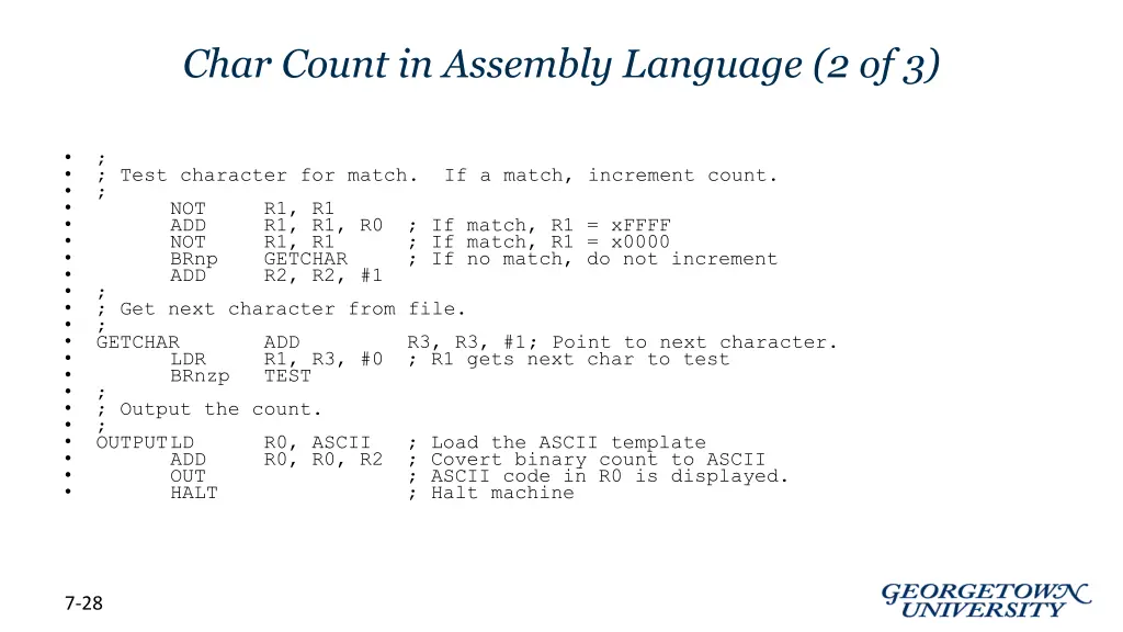 char count in assembly language 2 of 3