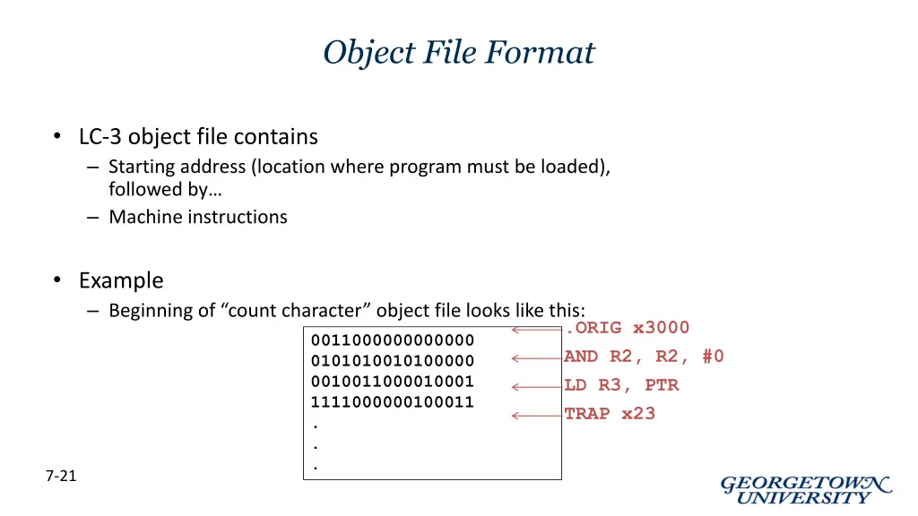 object file format