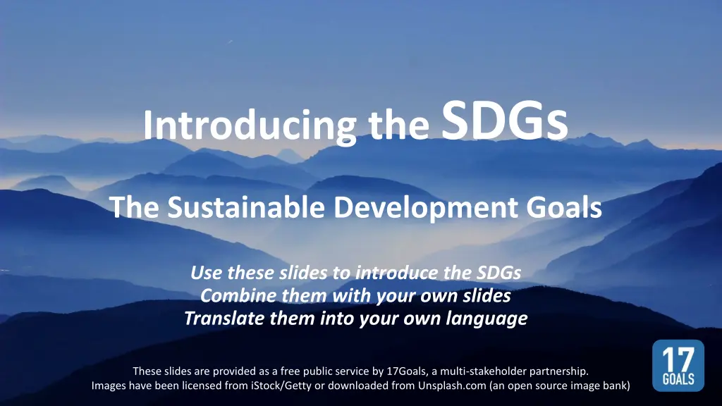 introducing the sdgs