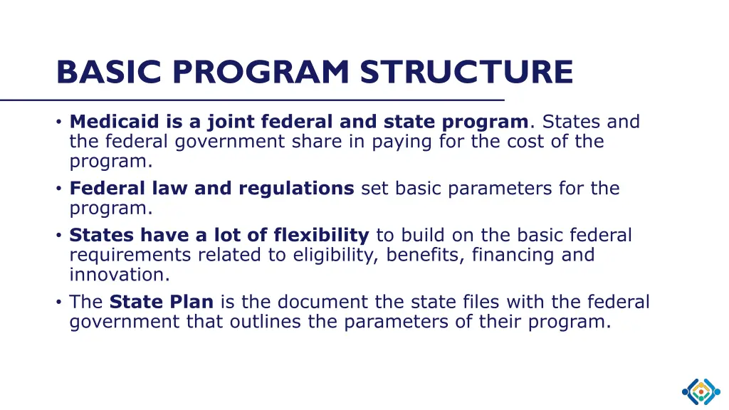 basic program structure