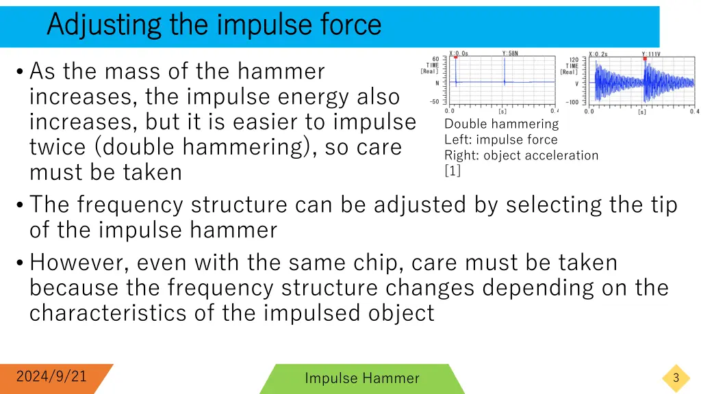 adjusting the impulse force adjusting the impulse 2