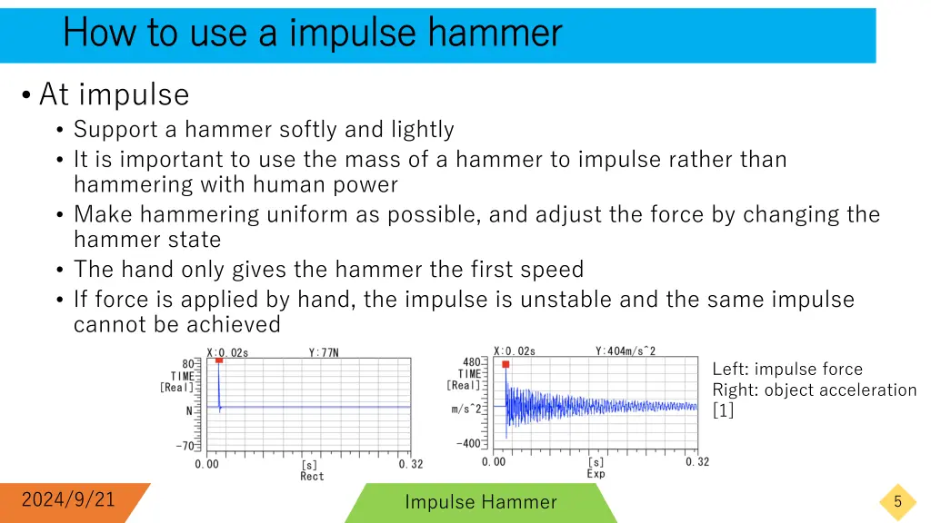 how to use a impulse hammer how to use a impulse