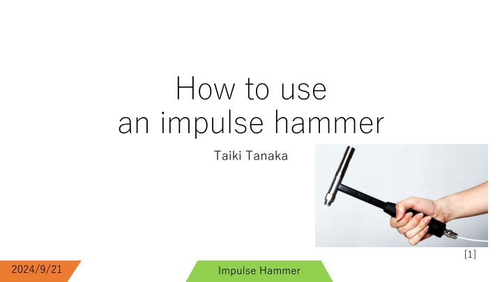 how to use an impulse hammer