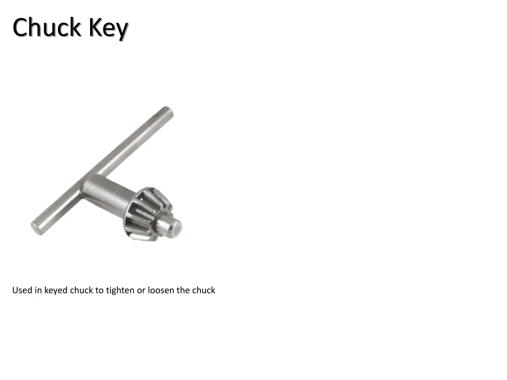 chuck key