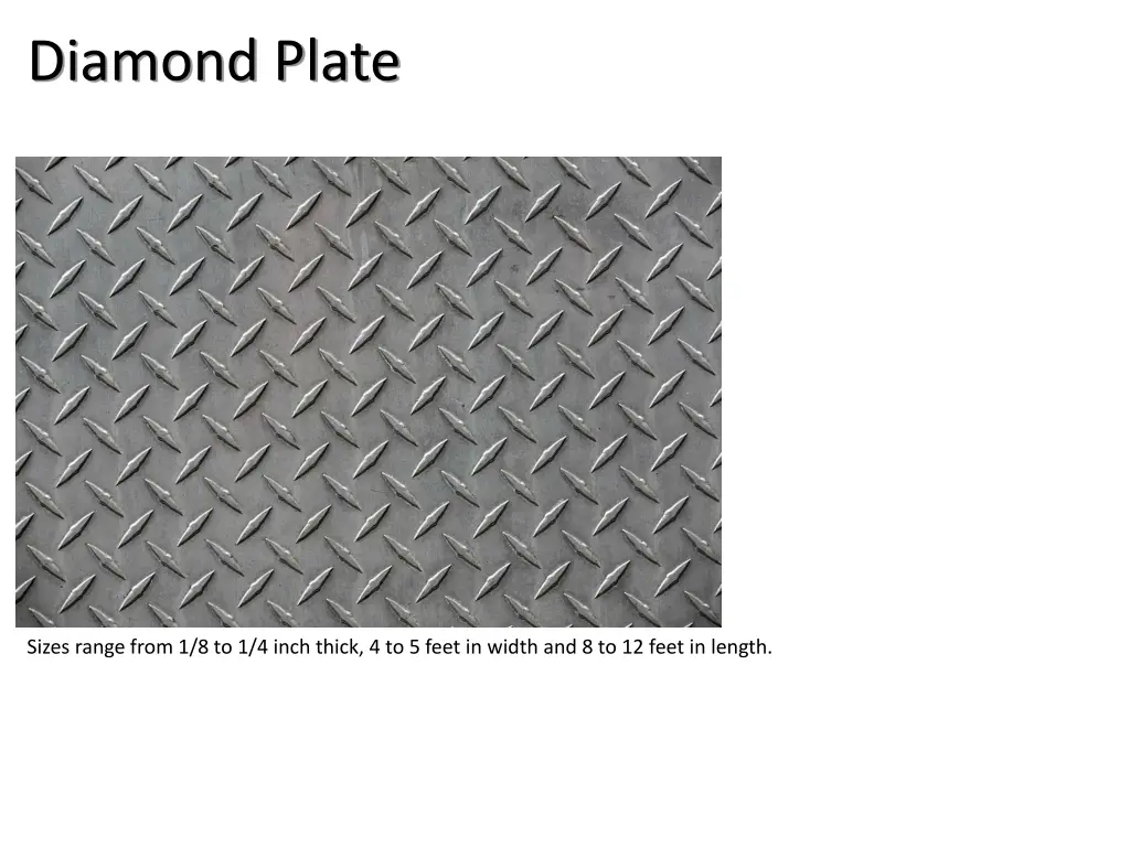 diamond plate