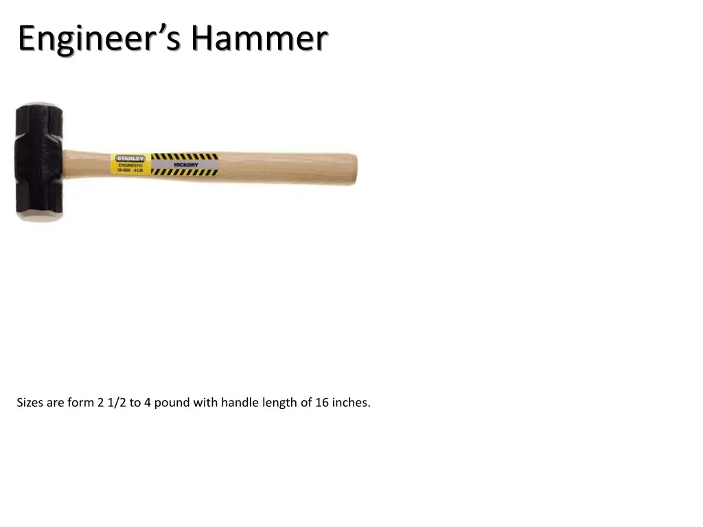 engineer s hammer