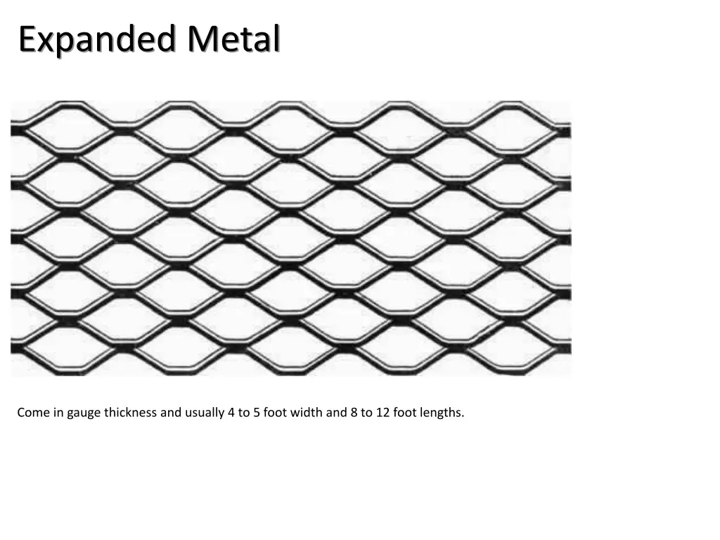 expanded metal