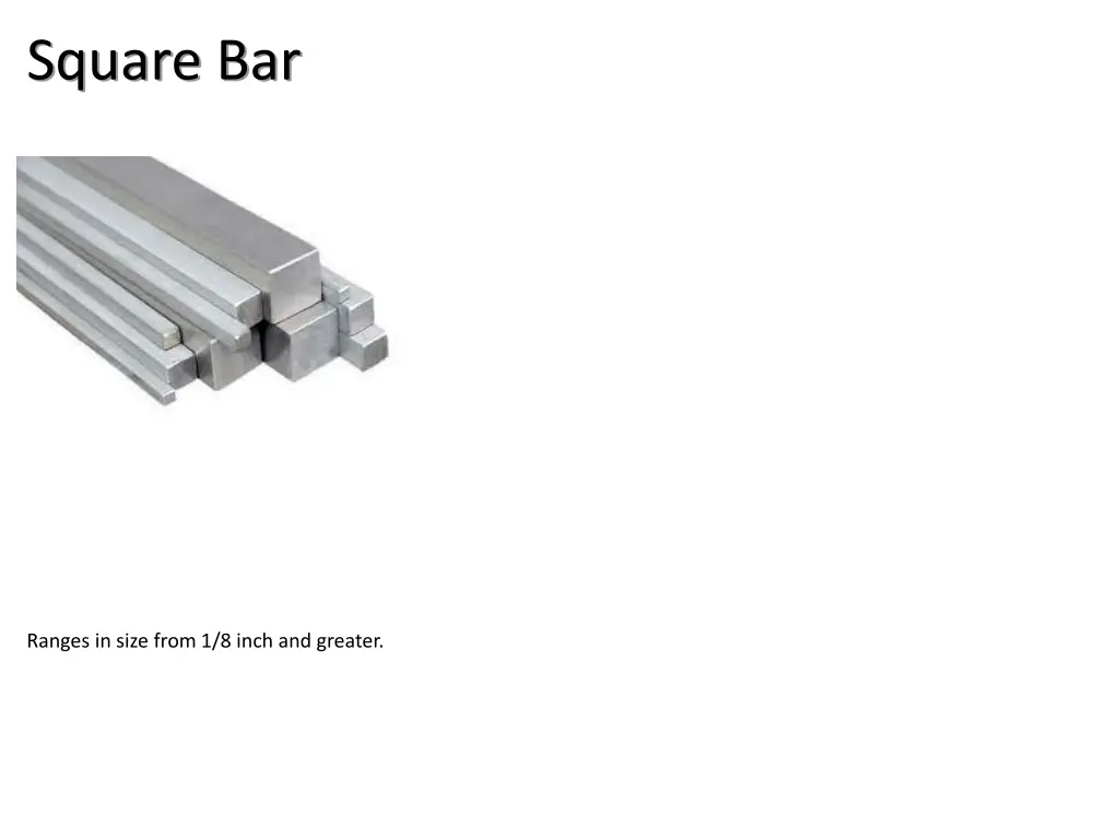 square bar