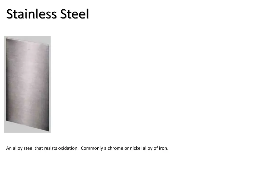 stainless steel