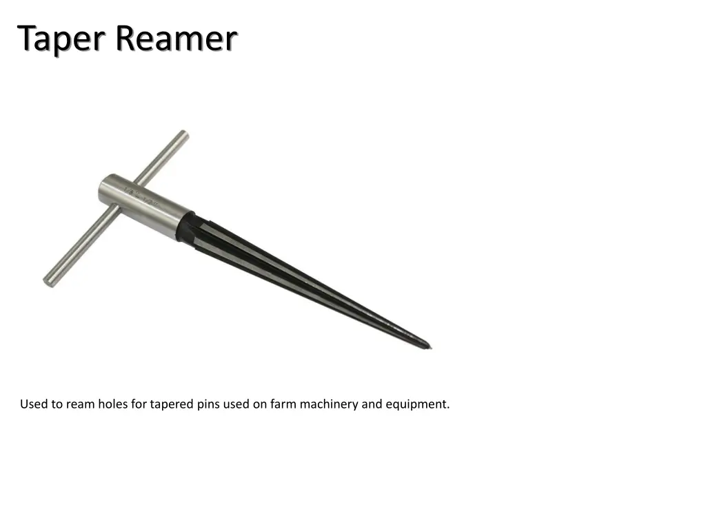 taper reamer