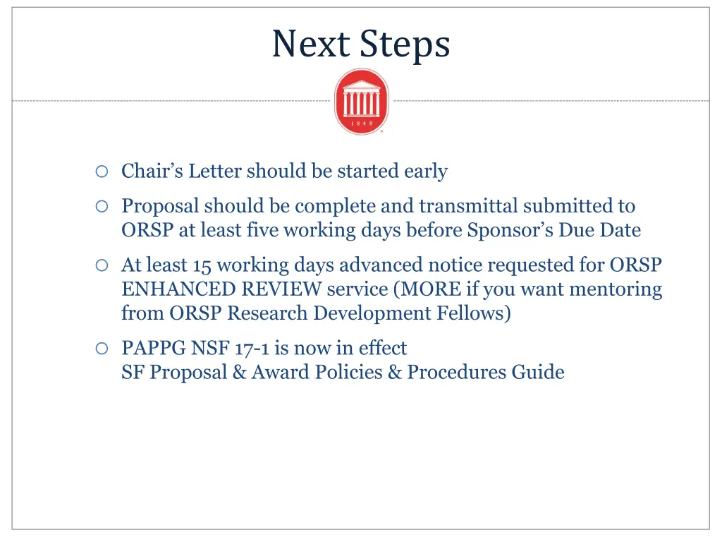 next steps 2