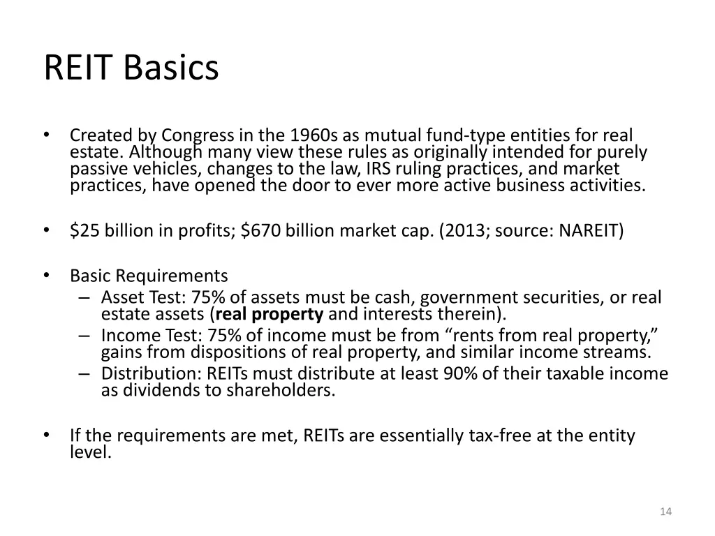 reit basics