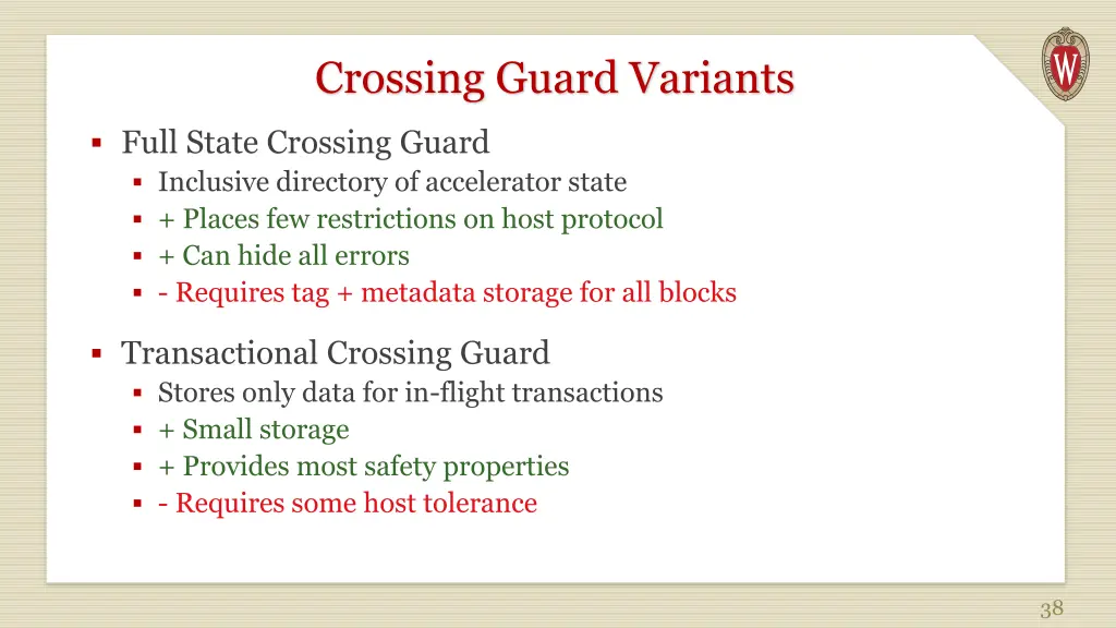 crossing guard variants