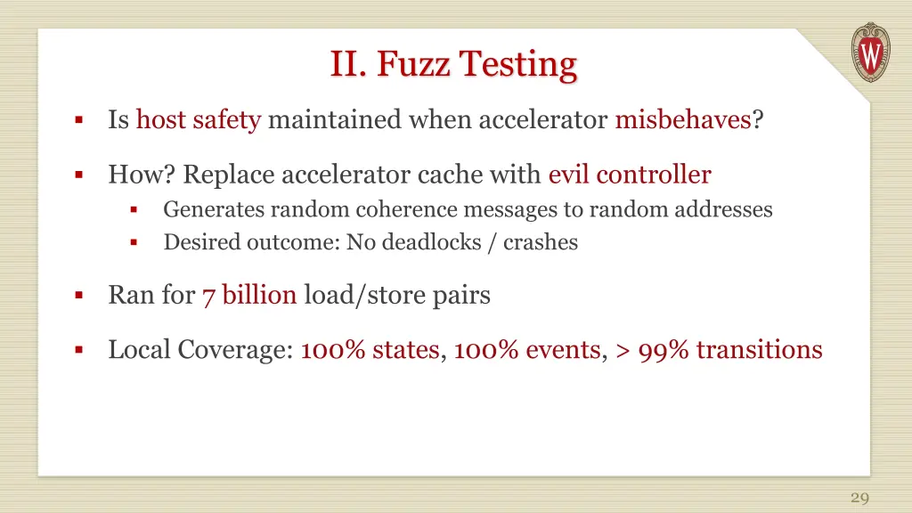 ii fuzz testing