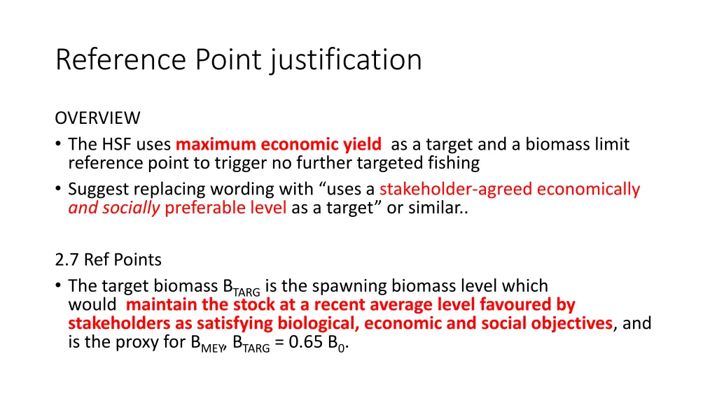 reference point justification