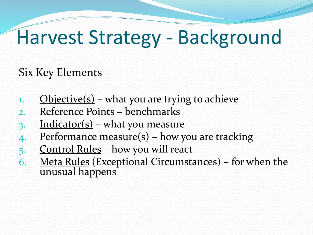 harvest strategy background 1