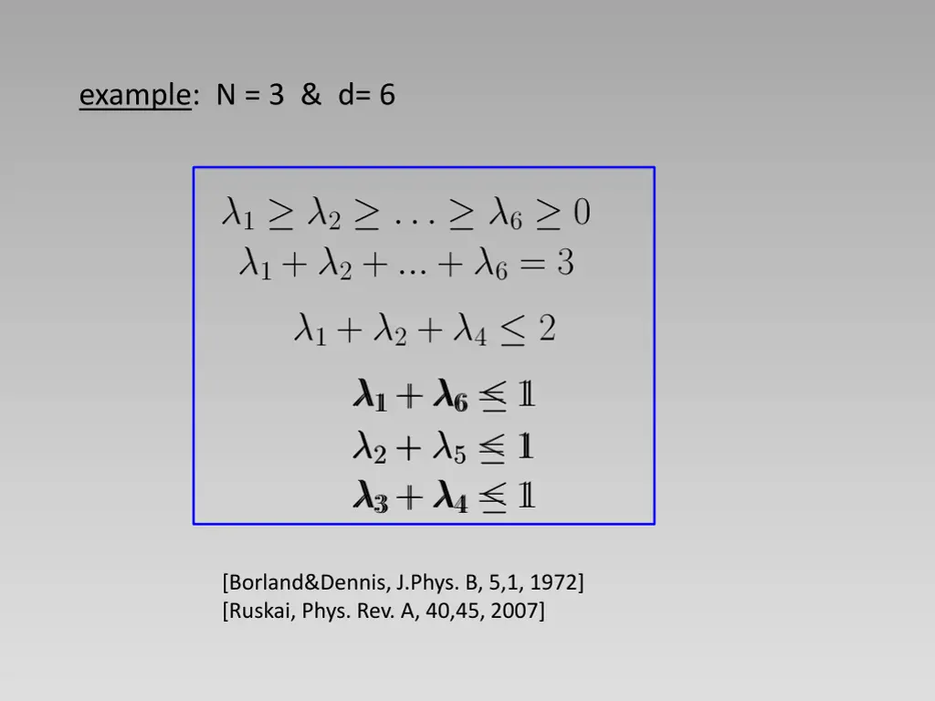 example n 3 d 6