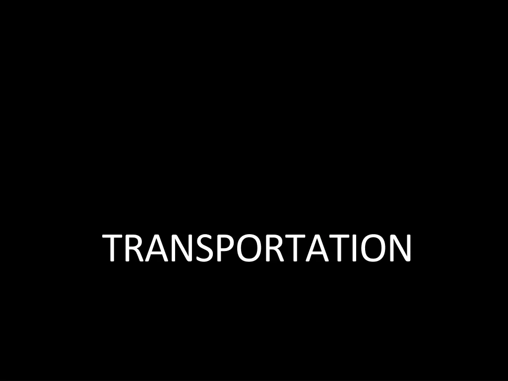 transportation