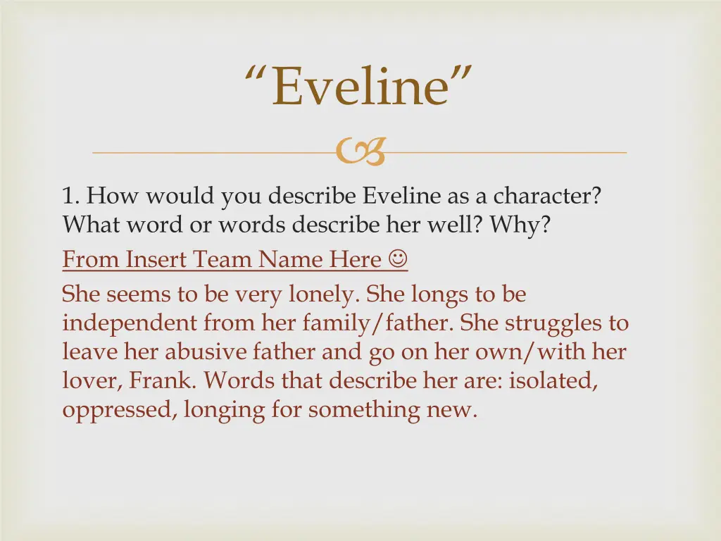 eveline 3