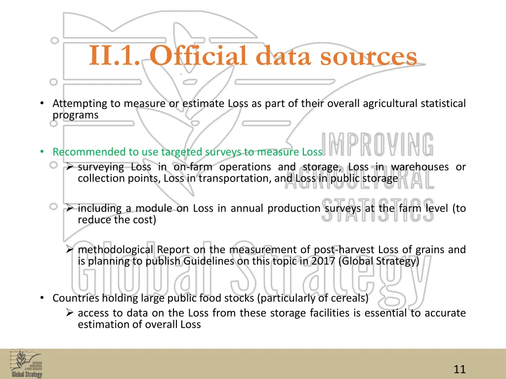 ii 1 official data sources