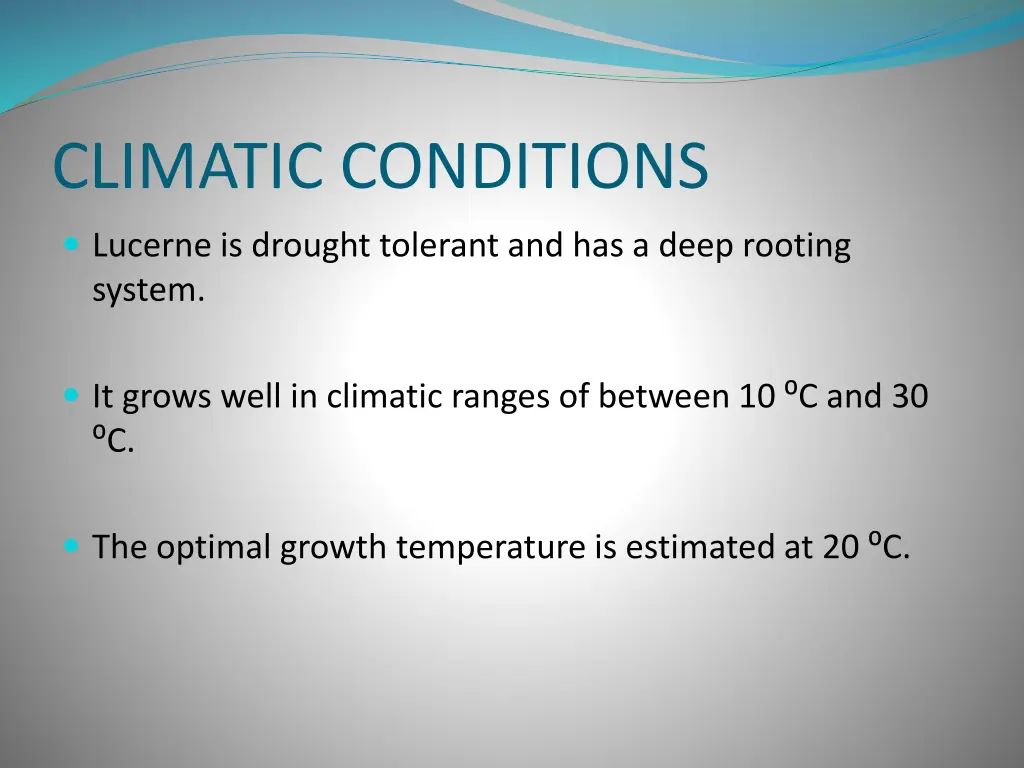 climatic conditions