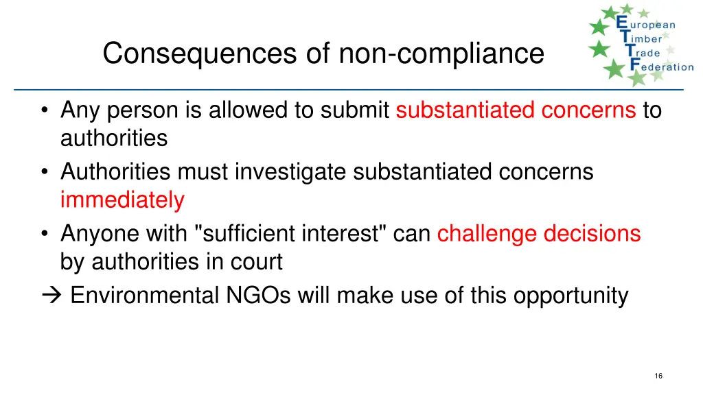 consequences of non compliance 3