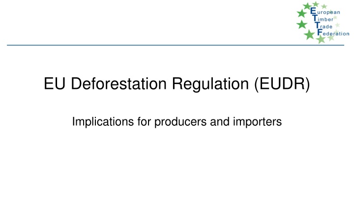 eu deforestation regulation eudr