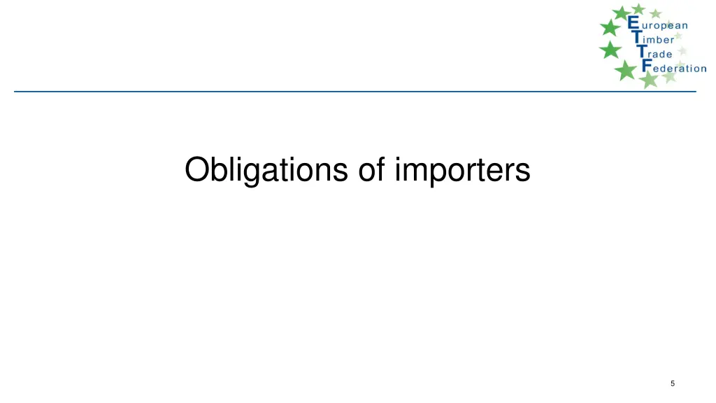 obligations of importers