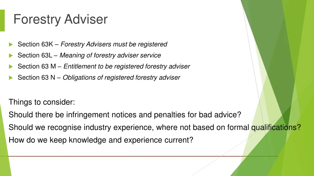 forestry adviser