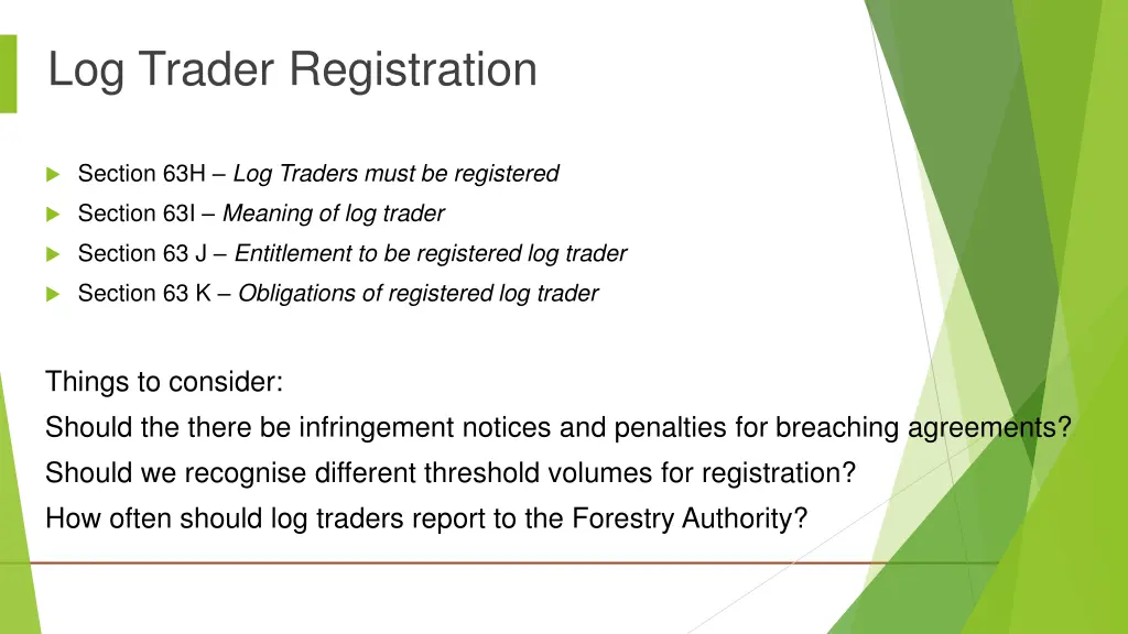 log trader registration