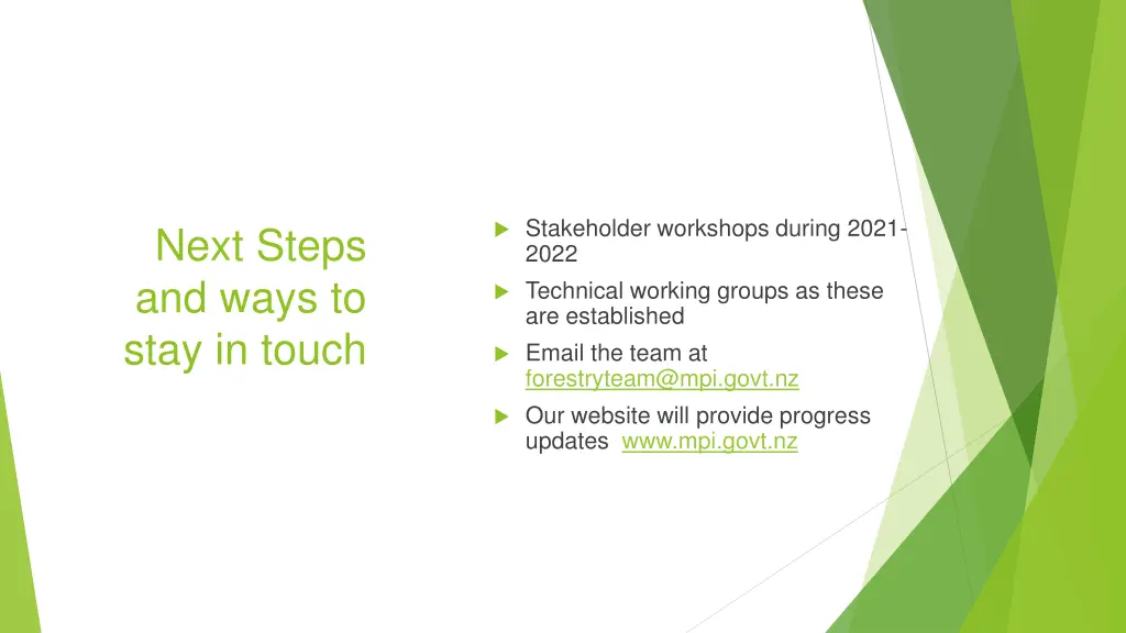 stakeholder workshops during 2021 2022