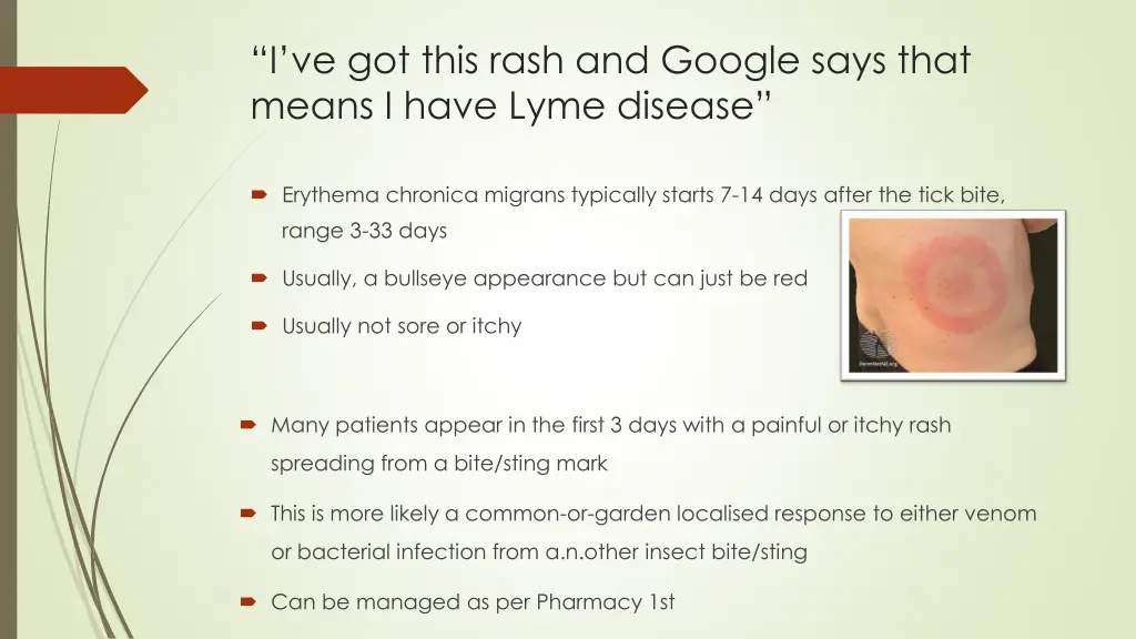 i ve got this rash and google says that means