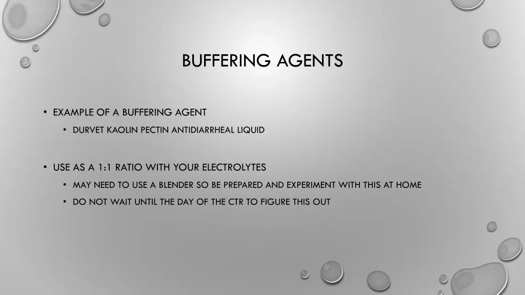 buffering agents 1