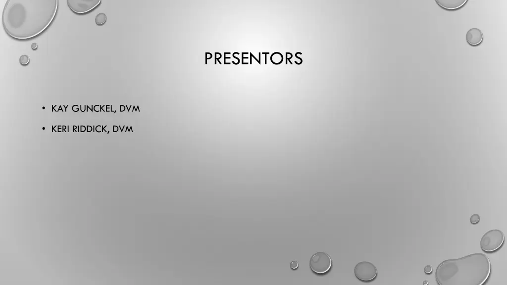 presentors