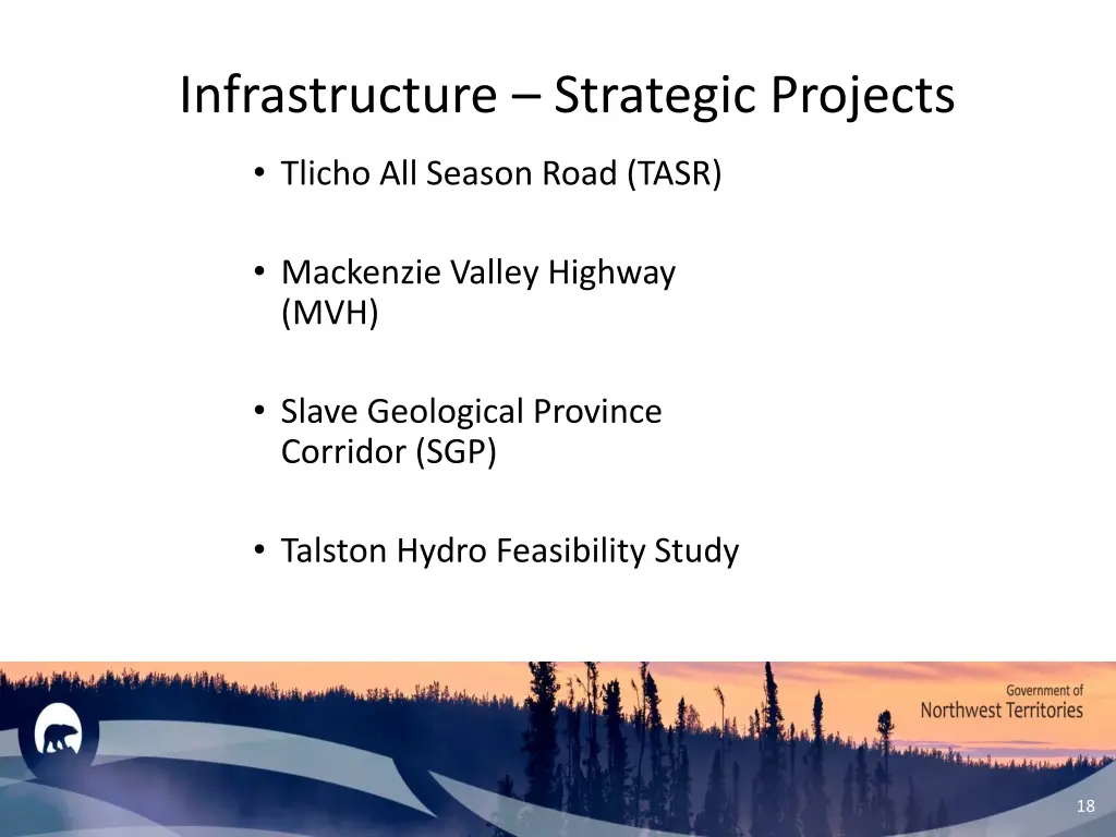 infrastructure strategic projects 1