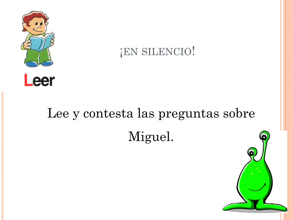 en silencio