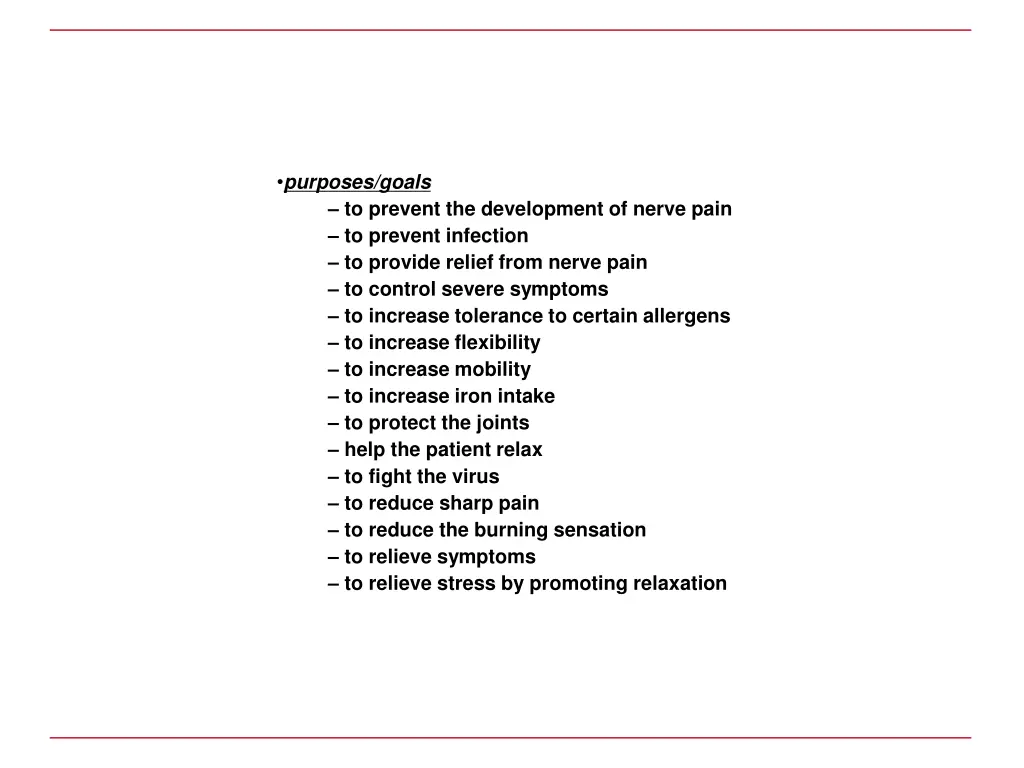 purposes goals to prevent the development