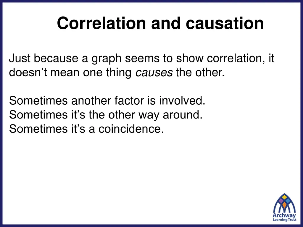 correlation and causation