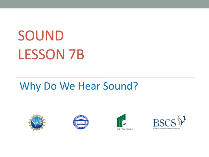 sound lesson 7b