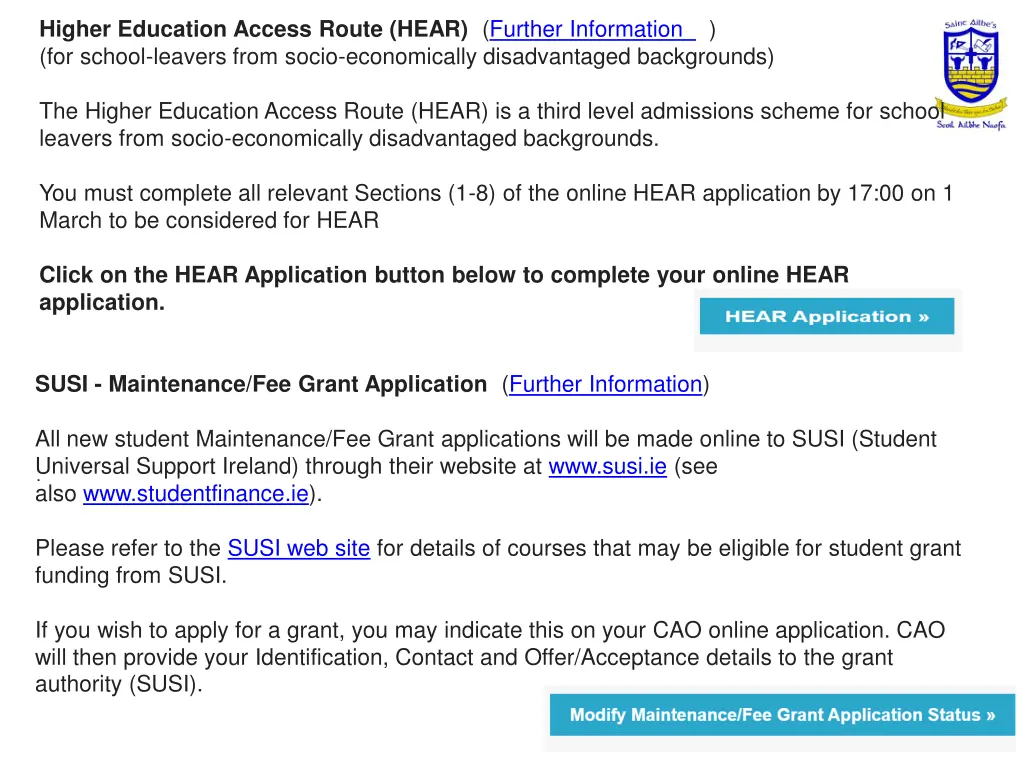 higher education access route hear further