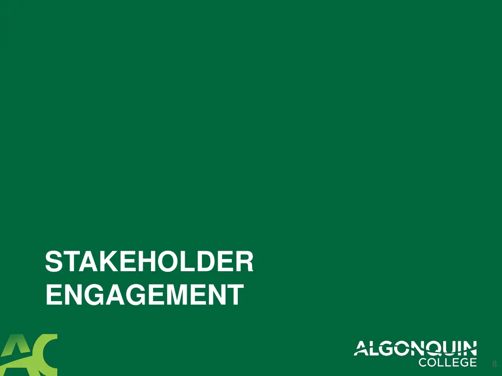 stakeholder engagement