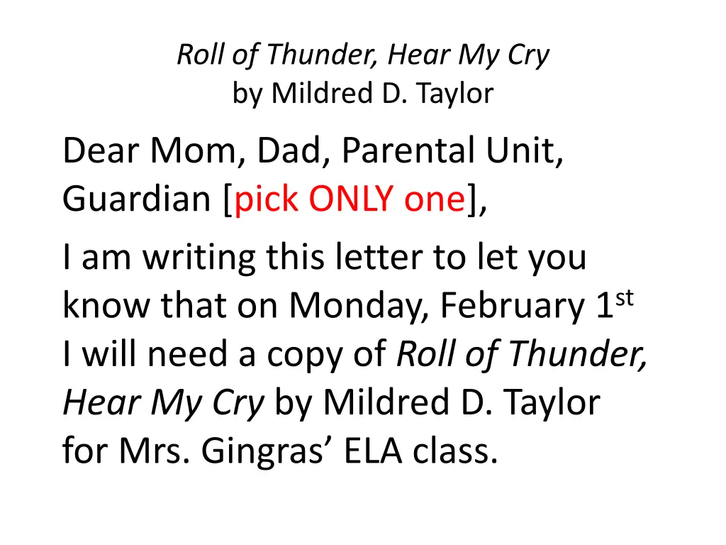 roll of thunder hear my cry by mildred d taylor 2