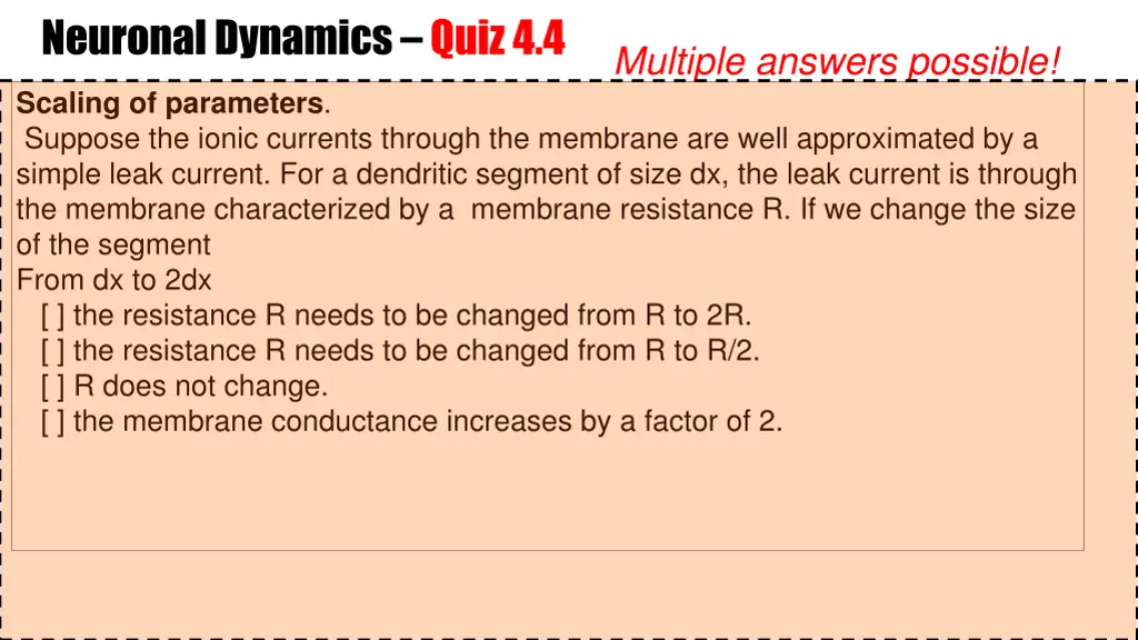 neuronal dynamics quiz 4 4