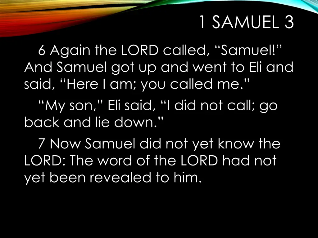 1 samuel 3 1